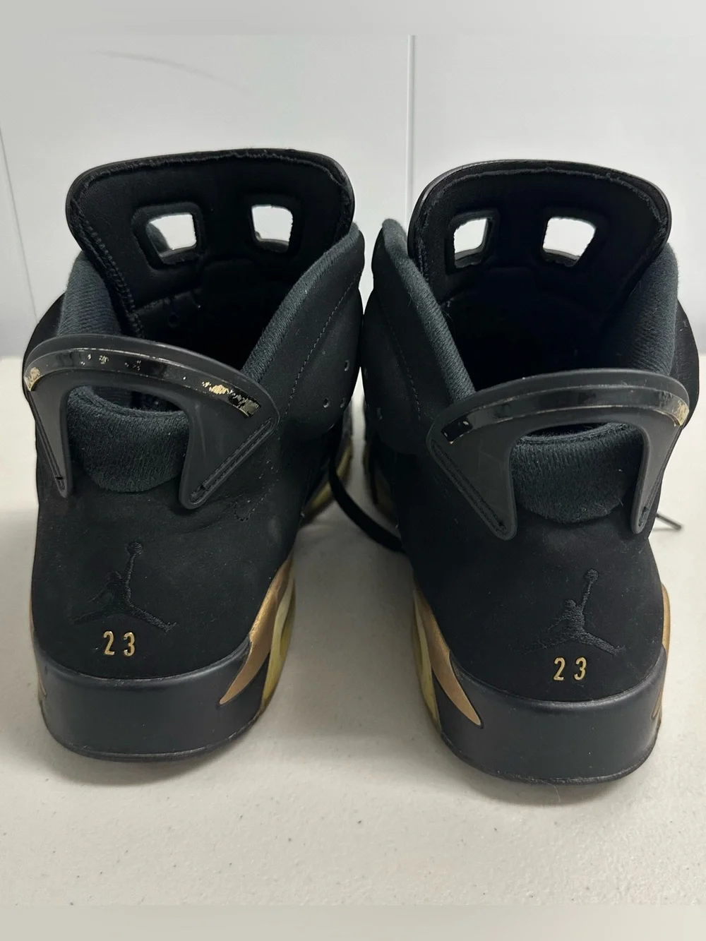 Air Jordan 6 Men’s Retro DMP Defining Moments Black Metallic Gold - Size 13